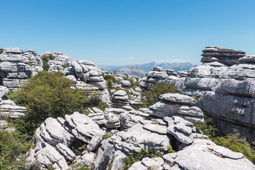rocks in the mountains, Torcal of Antequera