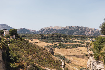 Fototapeta na wymiar Views from Ronda, Malaga