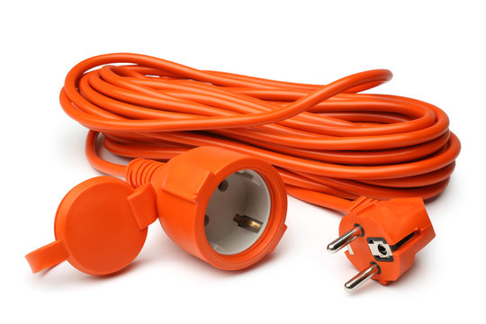 Orange Power Extension Cord