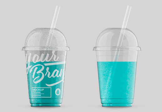 Slush Ice Cup Mockup