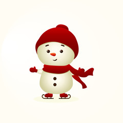 Snowman illustration 