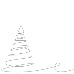 Christmas tree background. Vector illustration