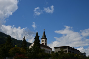 Fototapeta na wymiar Alpes suizos
