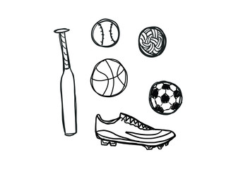 sport doodles