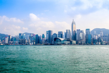 Obraz premium hong kong skyline 