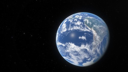 united states of america from space, earth from orbit, night usa from space 3d render