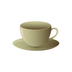 Coffe time vector icon 