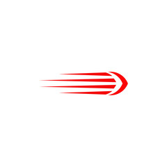 Obraz premium Speed arrow icon logo design template
