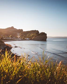 Perce, Quebec at golden hour