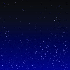 Night sky illustration 