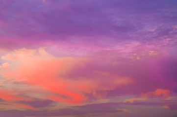 Colorful sky
