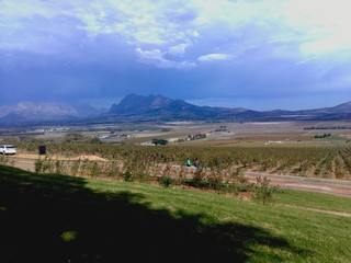 View from Spice Route , Paarl, South Africa