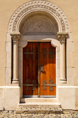 Entrance of a church