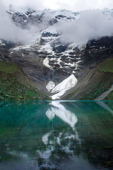 glacier lake in Peru