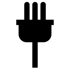 Electric plug icon