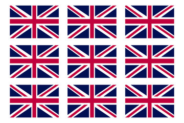 Flag of Britain vector icon 