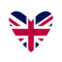 Flag of Britain vector icon 
