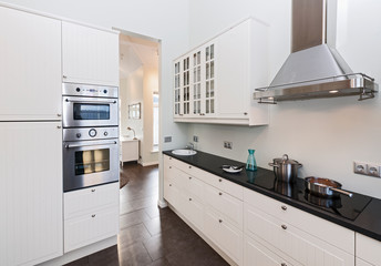 modern kitchen at holiday villa in Iceland