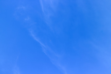 Sky background with soft white clouds