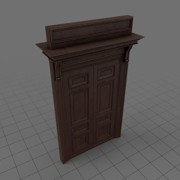 Wooden door