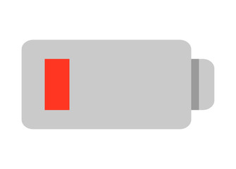 low battery icon  for apps and website
