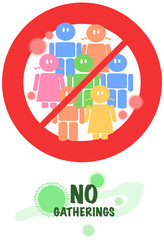 No group of people vector illustration