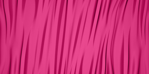 feiner luxoriöser eleganter stoff, wirft interessante falten, formt fließende wellen und wirbel, seide oder sythetischer weicher stoff, horizontales banner format, hochauflösend und scharf