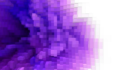 Abstract cube 3d extrude background, pattern render.