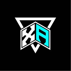 The letter X A monogram is perfect for game initials, greeting cards, logos, posters and more