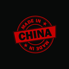 Obraz premium Made in China icon