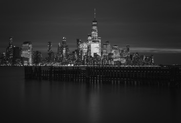 Fototapeta na wymiar new york city skyline 