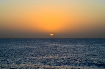 Spain, Canary Islands, sunset