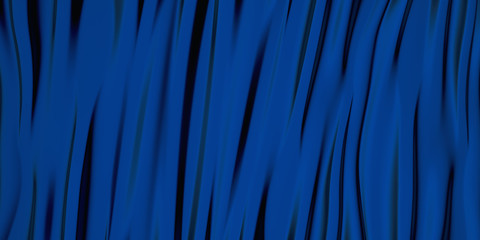 feiner luxoriöser eleganter stoff, wirft interessante falten, formt fließende wellen und wirbel, seide oder sythetischer weicher stoff, horizontales banner format, hochauflösend und scharf © Laurence