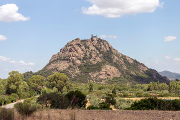 Castle of Acquafredda in South Sardinia