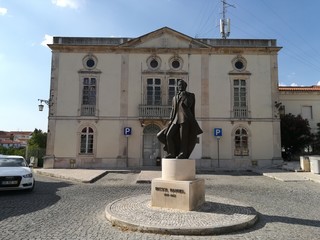 Pra&ccedil;a em Santar&eacute;m, Portugal 