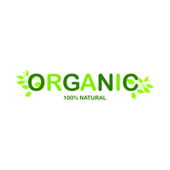 Bio Organic Vector Icon