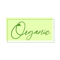 Bio Organic Vector Icon