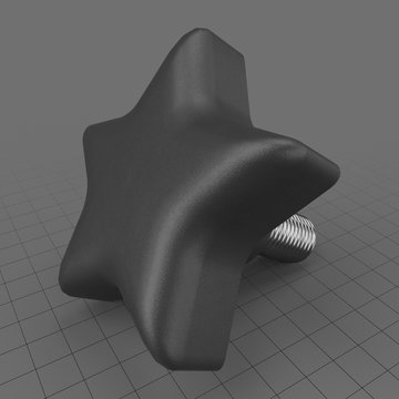Star shaped knob