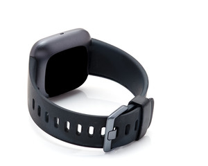 black belt isolated on white
