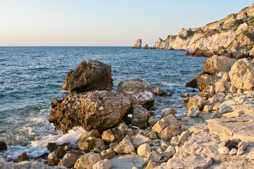 Fototapeta na wymiar Tarkhankut, Crimea, Black Sea,