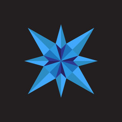 logo ornament object diamond style vector design