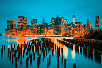 Obrazy na Szkle  Słynny widok na Nowy Jork