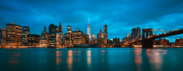 Fototapeta na wymiar Panoramic view of New York City