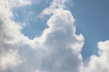 blue sky with clouds