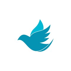 Bird wing Dove Logo