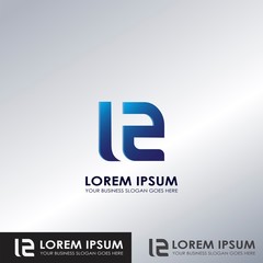 Modern Technology and Business Logo Design. The modern logo design concept alphabet Letter combination I, T, E, Z or Number 12 best for technology, business finance, Software and more.