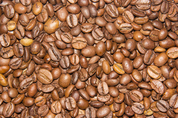 Background of coffee beans