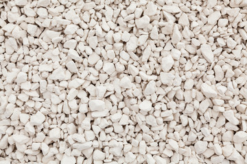 Quarry stones sorted fraction. Background from crushed stones for for construction of roads or cement