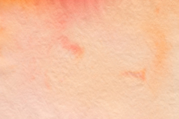 orange painted on paper background texture