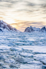 Summer sunset in Antarctica © karenfoleyphoto